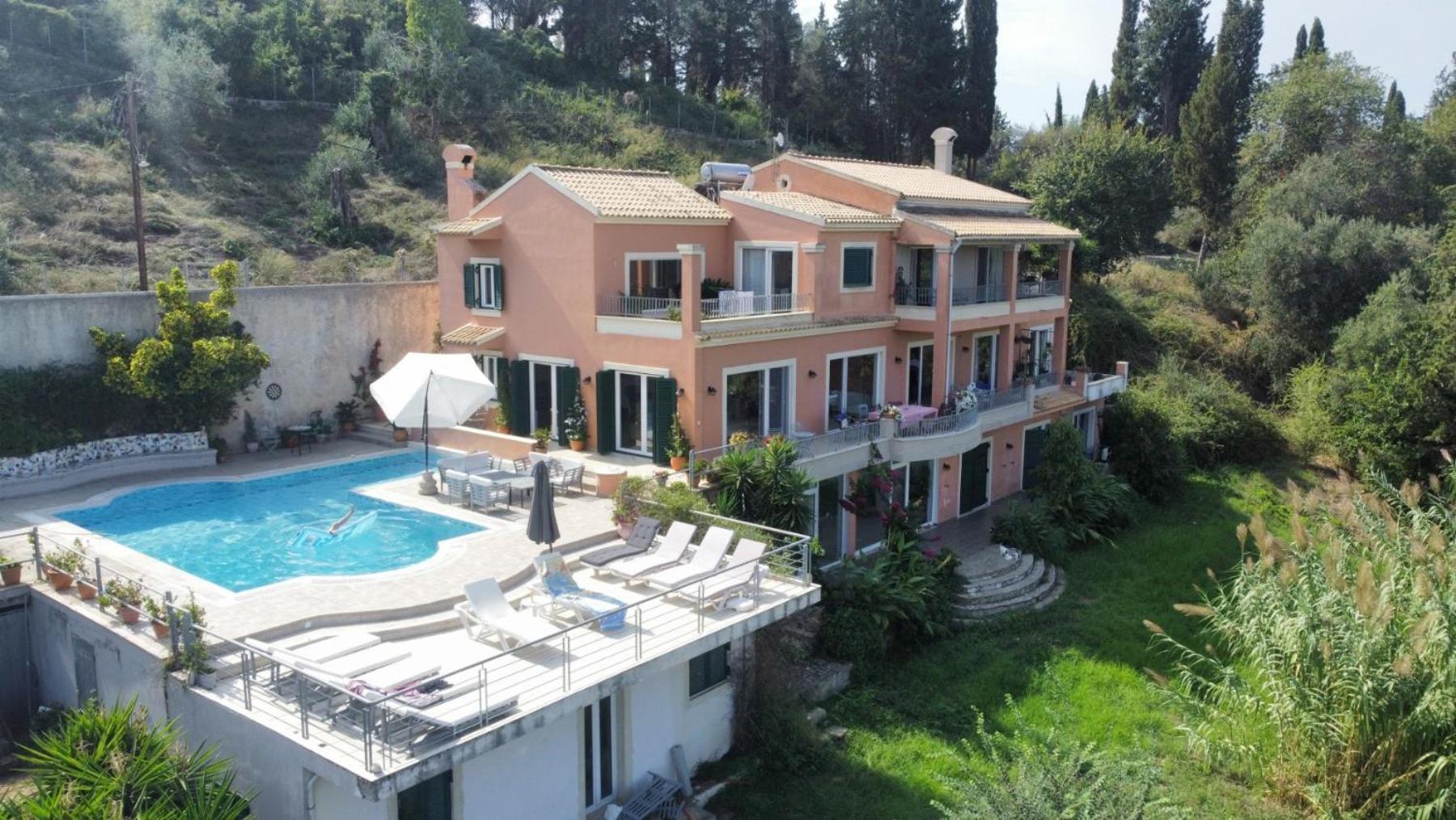 Вілла Casa T With Amazing Views In Corfu Контокалі Екстер'єр фото