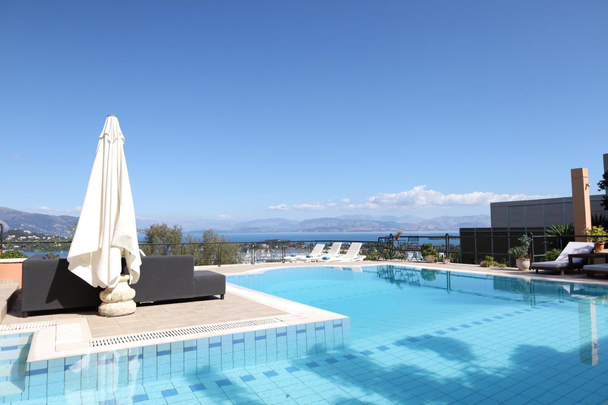 Вілла Casa T With Amazing Views In Corfu Контокалі Екстер'єр фото