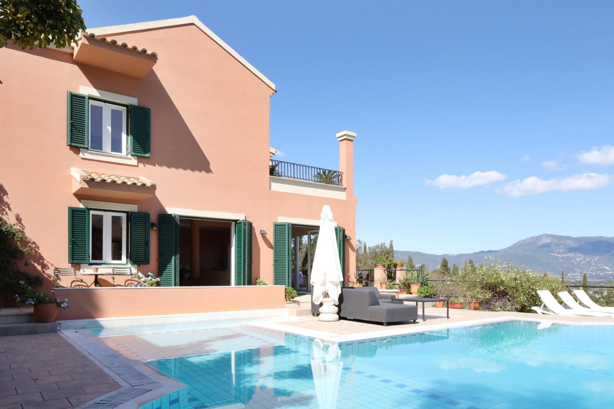 Вілла Casa T With Amazing Views In Corfu Контокалі Екстер'єр фото