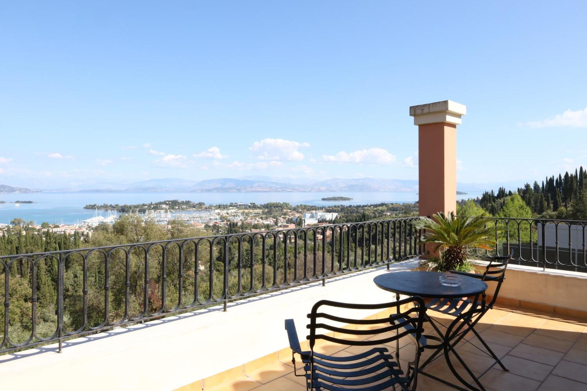 Вілла Casa T With Amazing Views In Corfu Контокалі Екстер'єр фото